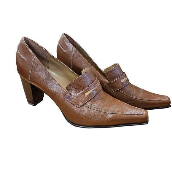Luichiny leather Heeled Oxford size 8.5 - Picture 1 of 10